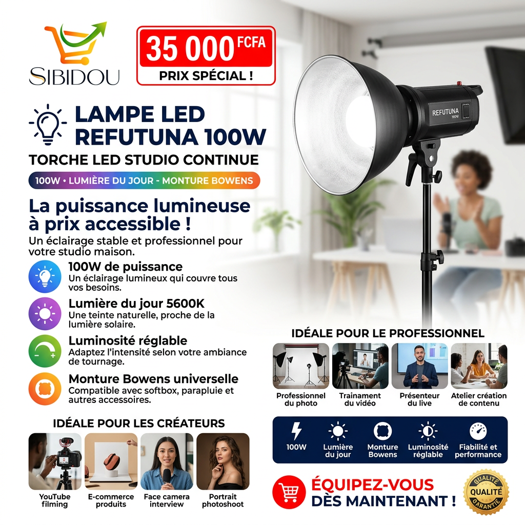 LAMPE LED REFUTUNA 100W