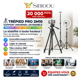 TRÉPIED PRO 2M10