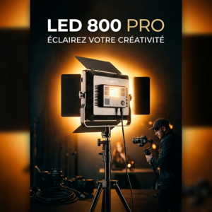 KIT D'ÉCLAIRAGE LED 800 PRO — Éclairage Studio pour Photo & Vidéo